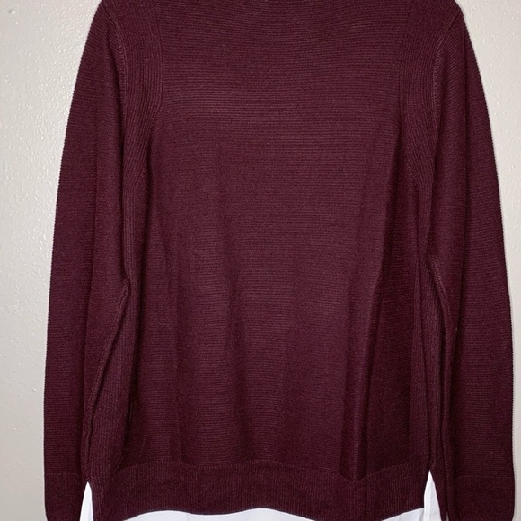 Hilary Radley Burgundy Blouse - Picture 6 of 7